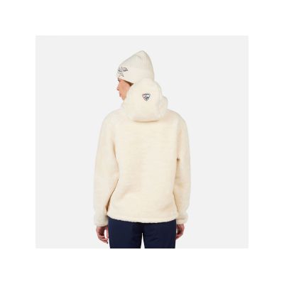 3. Bluza damska ROSSIGNOL W JCC VALDIZ FLEECE biały