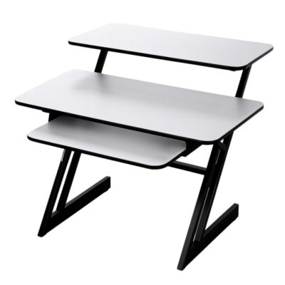7. SD3 -  Biurko studyjne stanowisko robocze blat półka na sprzęt audio wysuwana półka na klawiaturę 91,4 cm