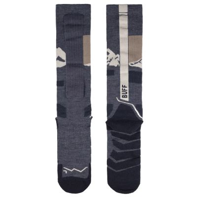 3. BUFF Merino Heavyweight Over The Calf Socks 138872779 Granatowe 36-38