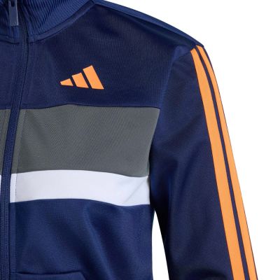 6. Dres dla dzieci adidas Seasonal Essentials Tiberio 3-Stripes granatowy KZ0148