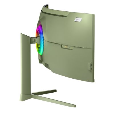 4. Arozzi Nova 49” Curved monitor komputerowy 124,5 cm (49") 5120 x 1440 px Dual QHD LED Zielony