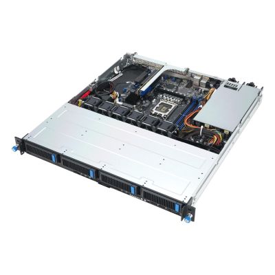 6. ASUS Rack 1U RS300-E12-RS4/350W Intel C262 LGA1700 95W 4xDDR5 4400/4000/3600 4x3,5"/2,5" 4*SATA/SAS/NVMe 2x Intel I210AT 1x Management Port, 1+1 450W 80 PLUS Platinum