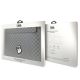 4. Pokrowiec Karl Lagerfeld Saffiano Monogram Choupette na laptopa 14" - srebrny