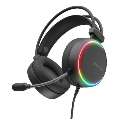 3. Słuchawki/zestaw słuchawkowy GENESIS NSG-2307 przewodowa opaska na głowę gaming USB typu-A czarny