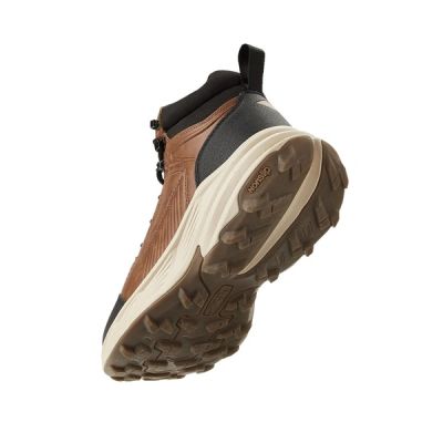 2. Lee Cooper buty sportowe męskie zimowe trzewiki brązowe za kostkę
