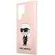 6. Etui Karl Lagerfeld Silicone Ikonik na Samsung Galaxy S23 Ultra - różowe