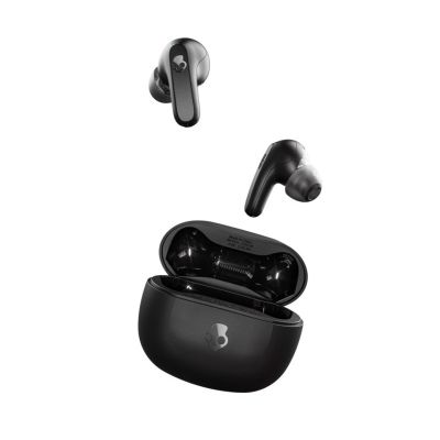 4. Skullcandy (Czaszka) | Prawdziwe bezprzewodowe słuchawki douszne | KOLEJ | Łączność Bluetooth | Czarny