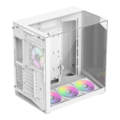 7. GameMax NEX C56 VC WH zabezpieczenia & uchwyty komputerów Midi Tower Biały