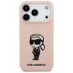 3. Etui Karl Lagerfeld Silicone Karl Sketch & Logo MagSafe na iPhone 17 Pro Max - różowe