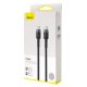 22. Kabel Baseus CATKLF-ALG1 USB-C - USB-C PD QC 100W 5A 2m - szary