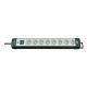 11. Brennenstuhl 1951580101 Regleta, 230 V, Negro y Gris Claro, 49 cm rozgałęziacz 5 m 8 x gniazdo sieciowe Wewnętrzna Czarny, Jasnozielony