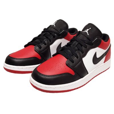 3. Buty Air Jordan 1 Low GS Bred Toe - 553560-612