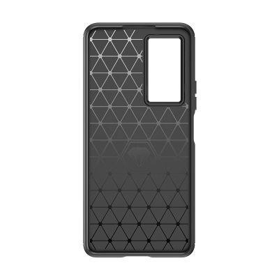 7. Carbon Case etui Xiaomi Poco F4 5G elastyczny silikonowy karbonowy pokrowiec czarne