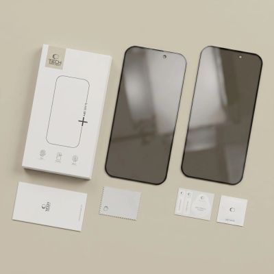 11. Szkło hartowane Tech-Protect Glass SPY+ 2-Pack prywatyzujące na iPhone 18 Pro Max