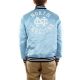 2. Mitchell &amp; Ness kurtka NCAA Heavyweight Satin Jacket University Of North Carolina OJBF3413-UNCYYPPPLTBL
