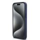 5. Etui DKNY Leather Mono Stripe & Metal Logo na iPhone 15 Pro Max - niebieskie