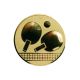 3. Wklejka aluminiowa złota - tenis stołowy
