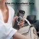 4. Etui Tech-Protect FlexAir MagSafe na iPhone 17 Air - przezroczysto-brokatowe