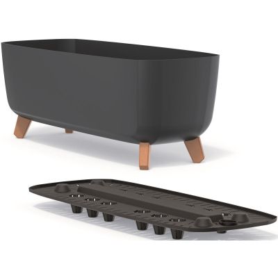 9. DONICZKA GRACIA CASE 39x19,5cm ANTRACYT