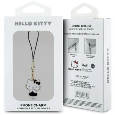 3. Zawieszka Hello Kitty Charm Kitty Cute - czarna