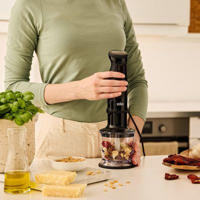 4. Braun MultiQuick 3 MQ30201M 0,6 l Blender immersyjny 900 W Czarny, Stal satynowa