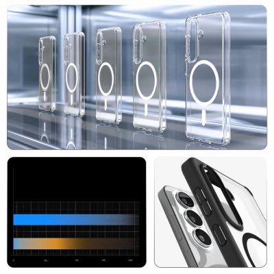 16. Etui Spigen Ultra Hybrid Mag MagSafe na Samsung Galaxy S26 - przezroczysto-czarne