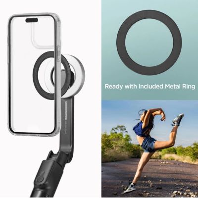 7. Selfie stick Spigen S580W MagSafe Bluetooth z tripodem - czarny