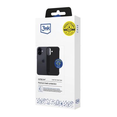 11. Etui 3mk Just20g Matt Case na Apple iPhone 16 Plus - czarne matowe