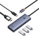 6. Hub Baseus UltraJoy Series 5w1 USB-C do 1x HDMI4K@30Hz+ 4 x USB-A 3.0 - szary