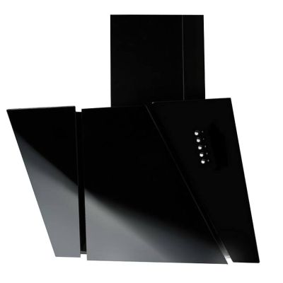 Okap kominowy AKPO WK-4 CETIAS 60 CZARNY (600mm; front czarne szkło)