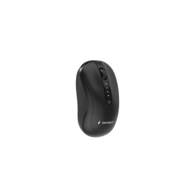 5. GEMBIRD MYSZ BEZPRZEWODOWA DUAL MODE (2.4G + BT) 1600 DPI, 4 PRZYCISKI, KOLOR CZARNY