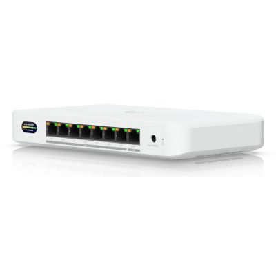 8. Ubiquiti UDB-Switch 2.5G Ethernet (100/1000/2500) Obsługa PoE Biały