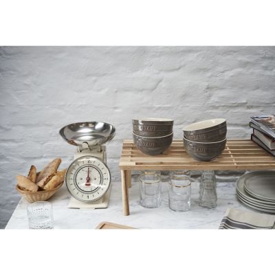 2. Staub Ceramique puchar 700 ml Szary Okrągły