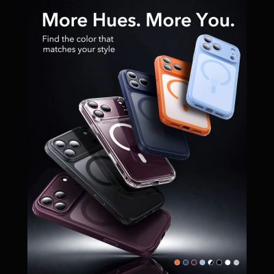 6. Etui ESR Classic Hybrid MagSafe na iPhone 18 Pro Max / 17 Pro Max - przezroczysto-czarne