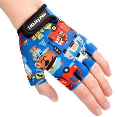3. Rękawiczki rowerowe Meteor Safe City Junior 26178-26179-26180