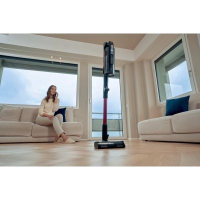 75. Hoover HF610HX 011 Pionowy odkurzacz Bateria Suchy EPA Bez worka 0,7 l 650 W Purpurowy 4 Ah