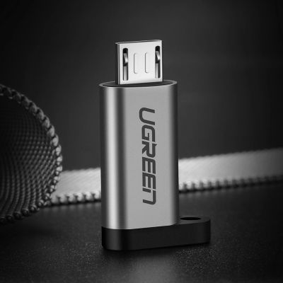 9. Ugreen adapter przejściówka z USB Typ C na micro USB szary (50590)