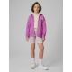 4. Bluza dresowa loose z kapturem dziewczęca 4F 4FJRSS26TSWSF2902-51S