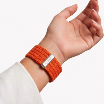 6. Pasek Tech-Protect Nylon Sport na Apple Watch 44 / 45 / 46 / 49 mm - pomarańczowy
