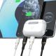 3. Kabel Dudao L25X USB-C - Lightning 1m 30W w miękkim silikonowym oplocie - czarny