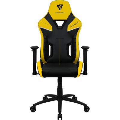 4. ThunderX3 TC5 Air Tech Uniwersalny fotel dla gracza Obite siedzisko Czarny, Żółty