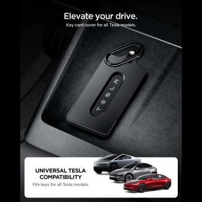 5. Etui Spigen TO243 Tesla Key Card Holder na klucze samochodowe - czarne