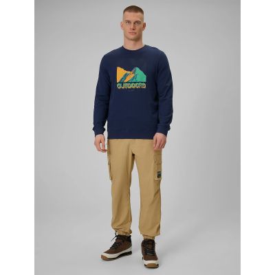 3. Longlseeve z nadrukiem męski 4F 4FRAW25TLONM618-31S