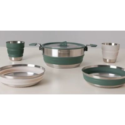 8. Zestaw kuchenny SEA TO SUMMIT Detour Stainless Steel Kettle Cook Set