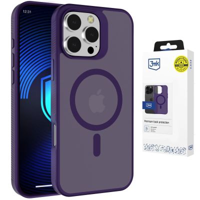 Etui 3mk Smoke MagCase na iPhone 16 Pro Max - fioletowe-półprzezroczyste