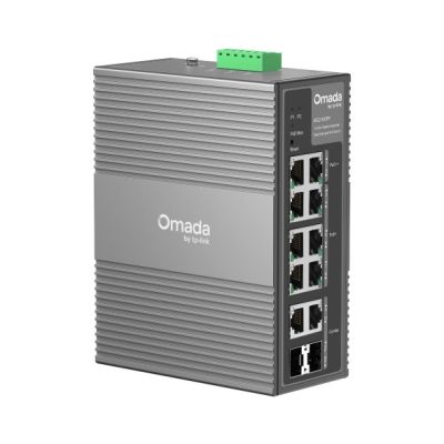 7. TP-Link Omada IES210GPP łącza sieciowe Zarządzany Gigabit Ethernet (10/100/1000) Obsługa PoE DIN rail Szary