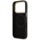 7. Etui Guess 4G Logo Plate MagSafe na iPhone 17 Pro -czarne