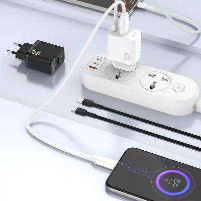 2. Ładowarka Dudao A26T GaN 25W USB-A, USB-C - czarna
