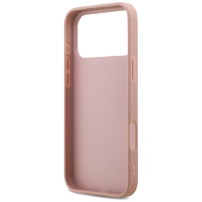 7. Etui Guess Fixed Glitter Big 4G na iPhone 17 Pro Max - różowe