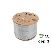 LANBERG KABEL UFTP KAT. 6A 305M DRUT CU LSZH SZARY CPR+FLUKE PASSED